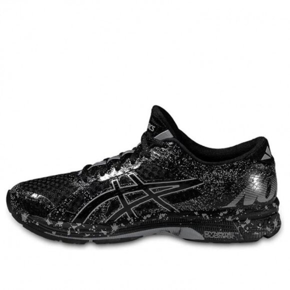 Asics Tri Noosa 11 Womens Black Paint Splatter Size 7 - Picture 1 of 7